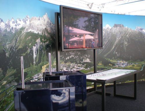 HD-Videopräsentations-Plattform, Flughafen Samedan