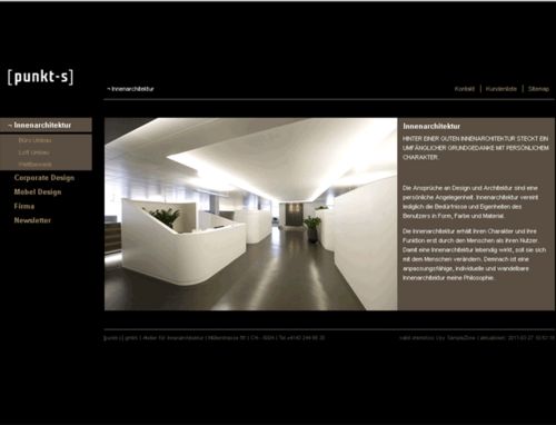 Punkt-s.ch: Website mit Referenz-Modul