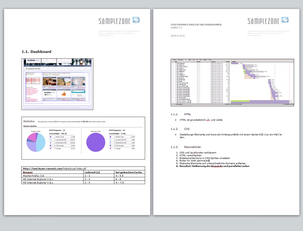 Performance Analyse einer Internet Booking Engine (IBE). Lösungsvorschläge und Mithilfe in der Umsetzung zur Beschleunigung des Buchungsablaufes. - 1