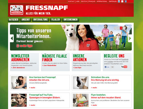 Fressnapf.ch – Webauftritt