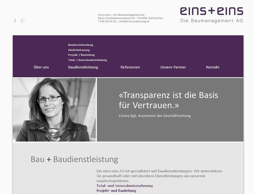 Responsive Website eines Generalunternehmers, basierend auf unserem Content Management System RIO CMS. - 6