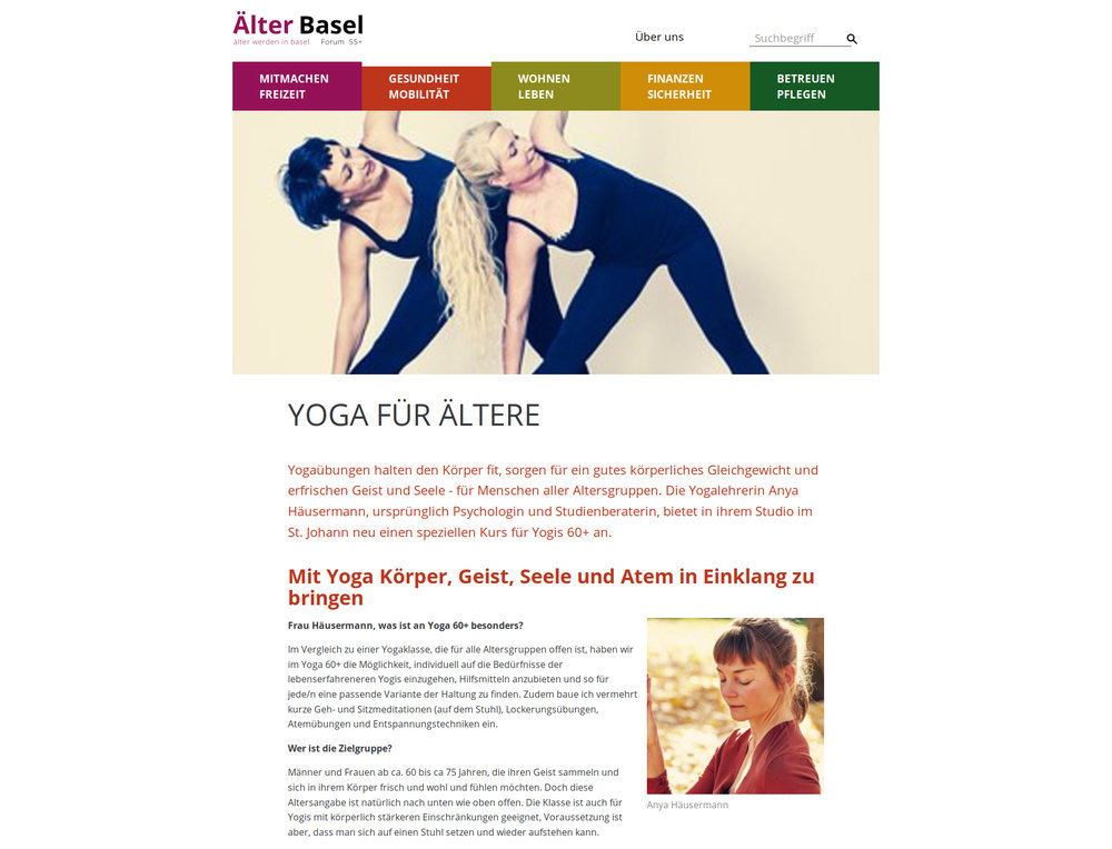 Responsive Re-Design eines Portals für Lifestyle und Gesundheit. Layout und Realisierung SampleZone. Modul zur Erfassung von Teaser. Frontend-Editing. - 3